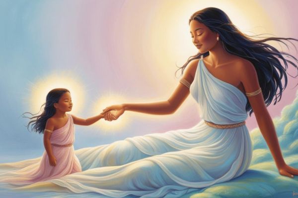 woman and child